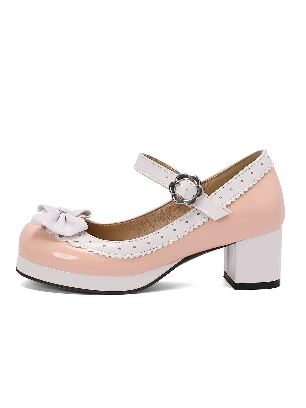 Talons hauts mary jane rétro en cuir verni avec nœud - Image 13
