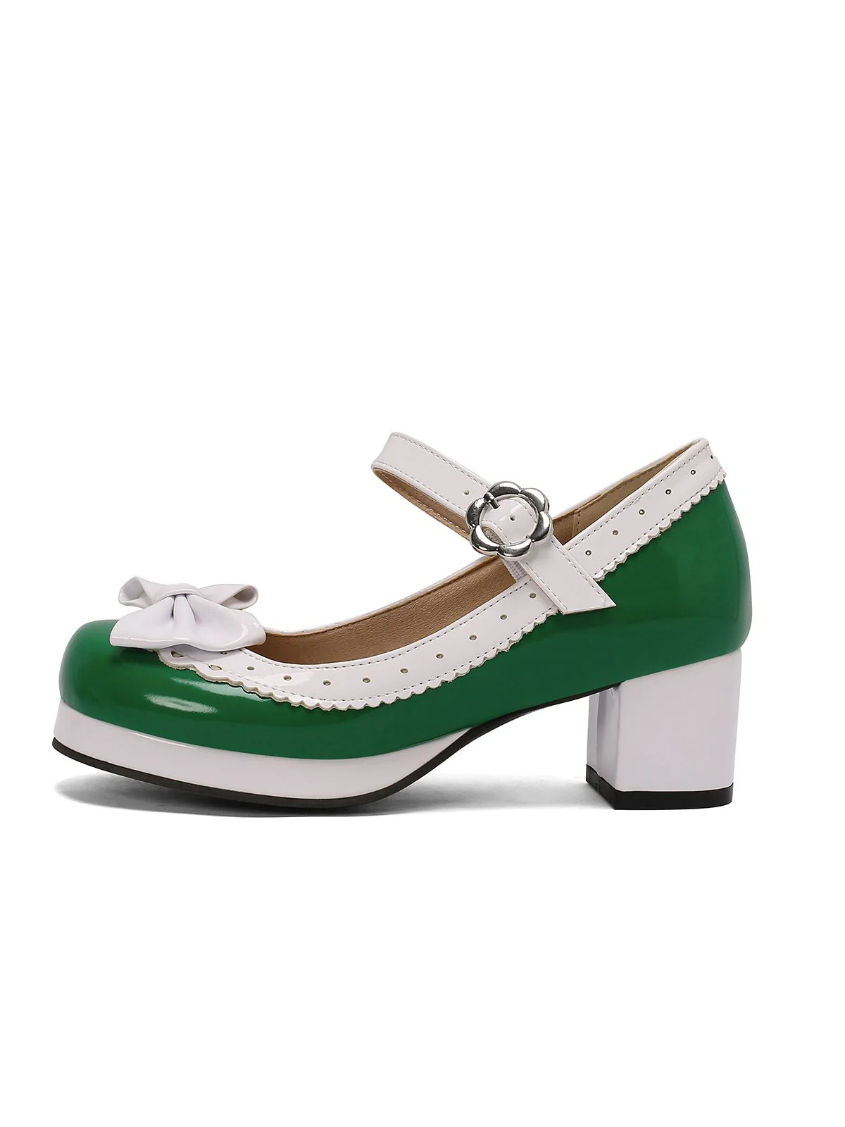 Talons hauts mary jane rétro en cuir verni avec nœud - Image 18