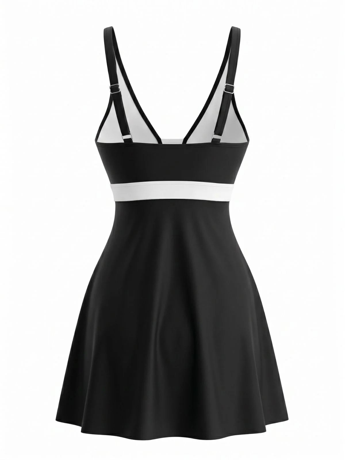 Tankini Noir Et Blanc Nœud Années 50 - Image 3