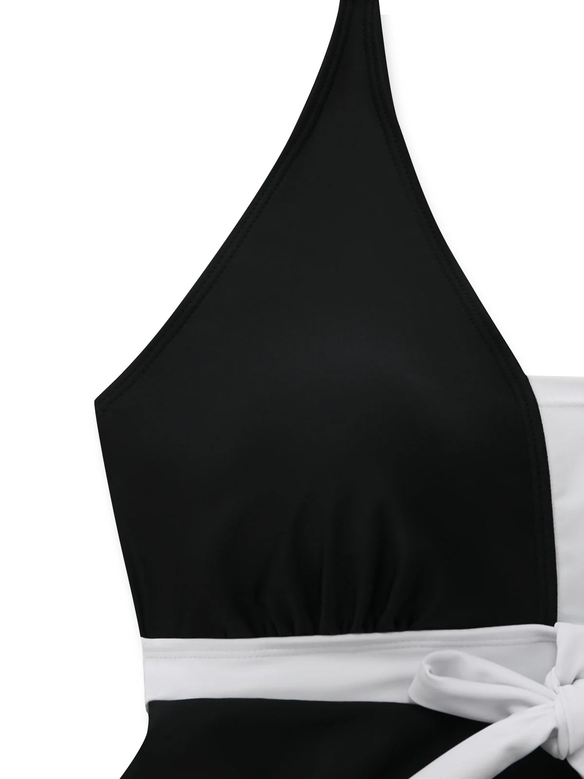 Tankini Noir Et Blanc Nœud Années 50 - Image 5