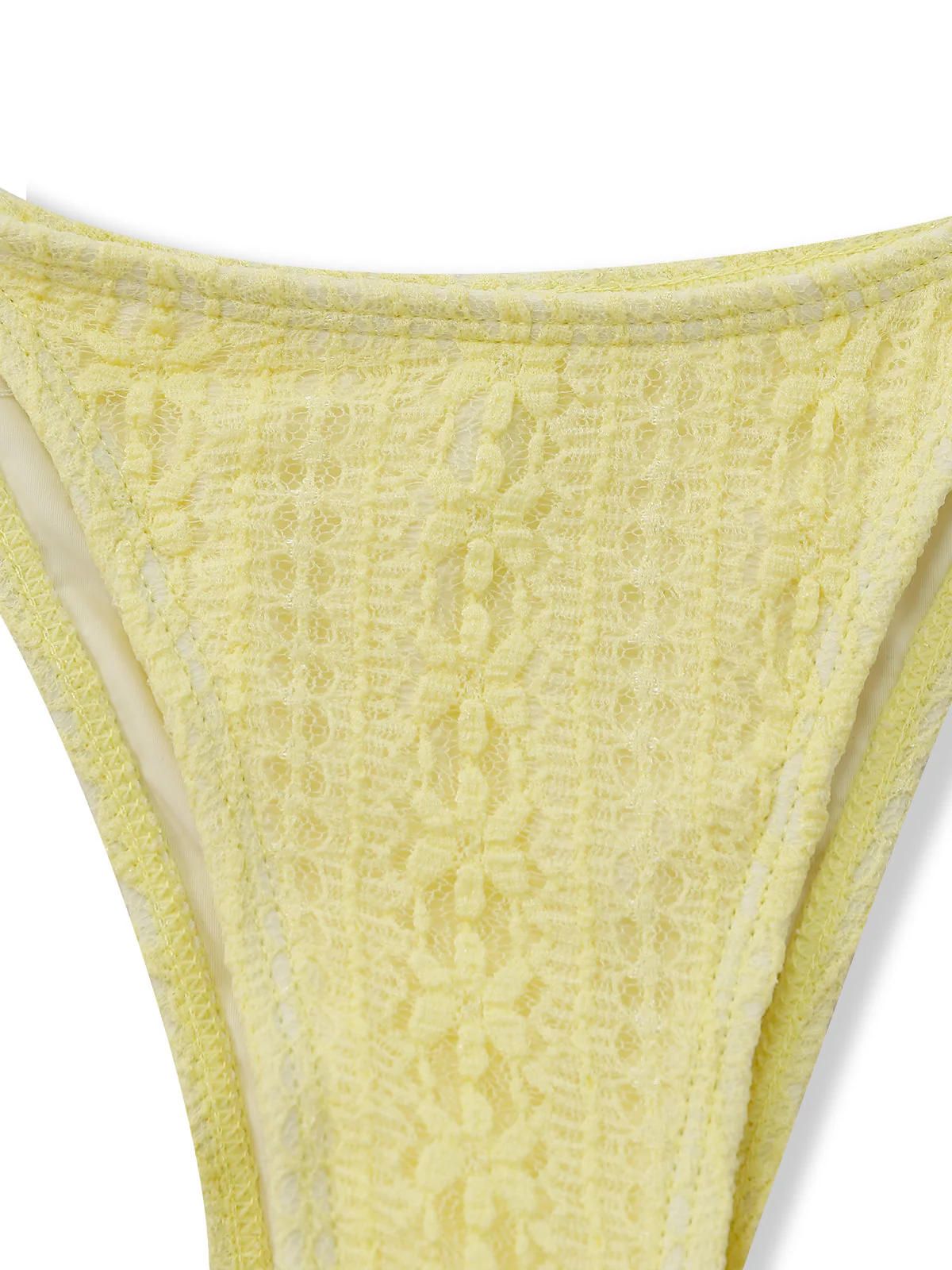 Tankini tissu double couche tricoté dentelle 1940s - Image 6