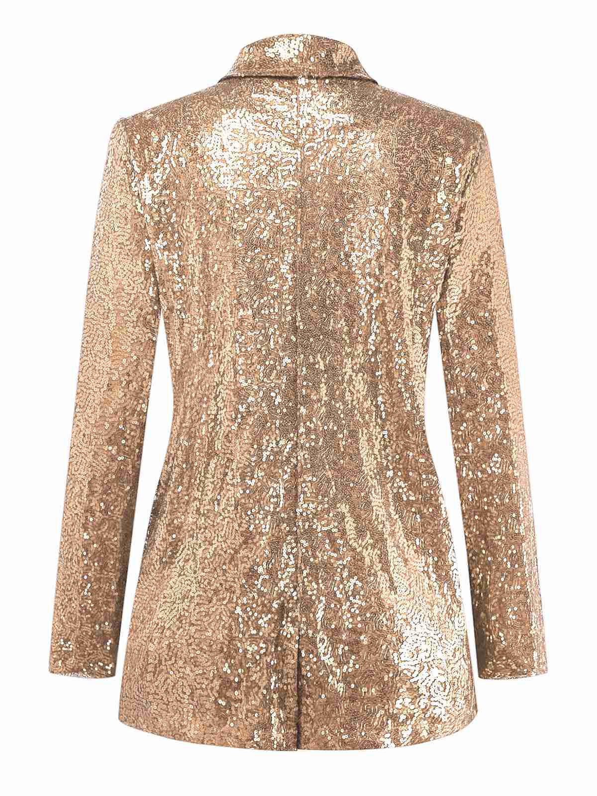 Veste blazer à paillettes col revers des années 1970 - Image 10