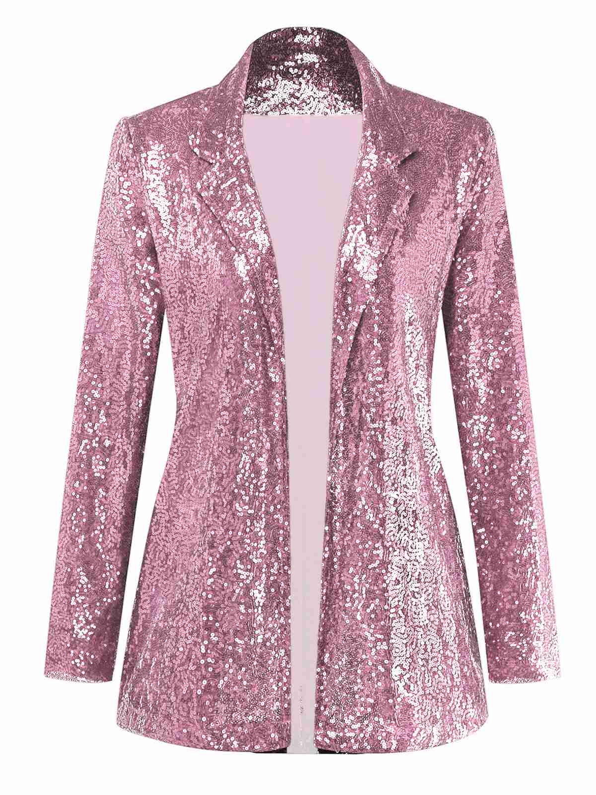 Veste blazer à paillettes col revers des années 1970 - Image 11