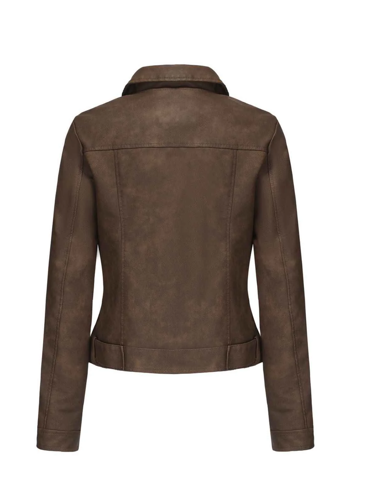 Veste de moto en cuir à fermeture éclair multiple années 1960 - Image 3