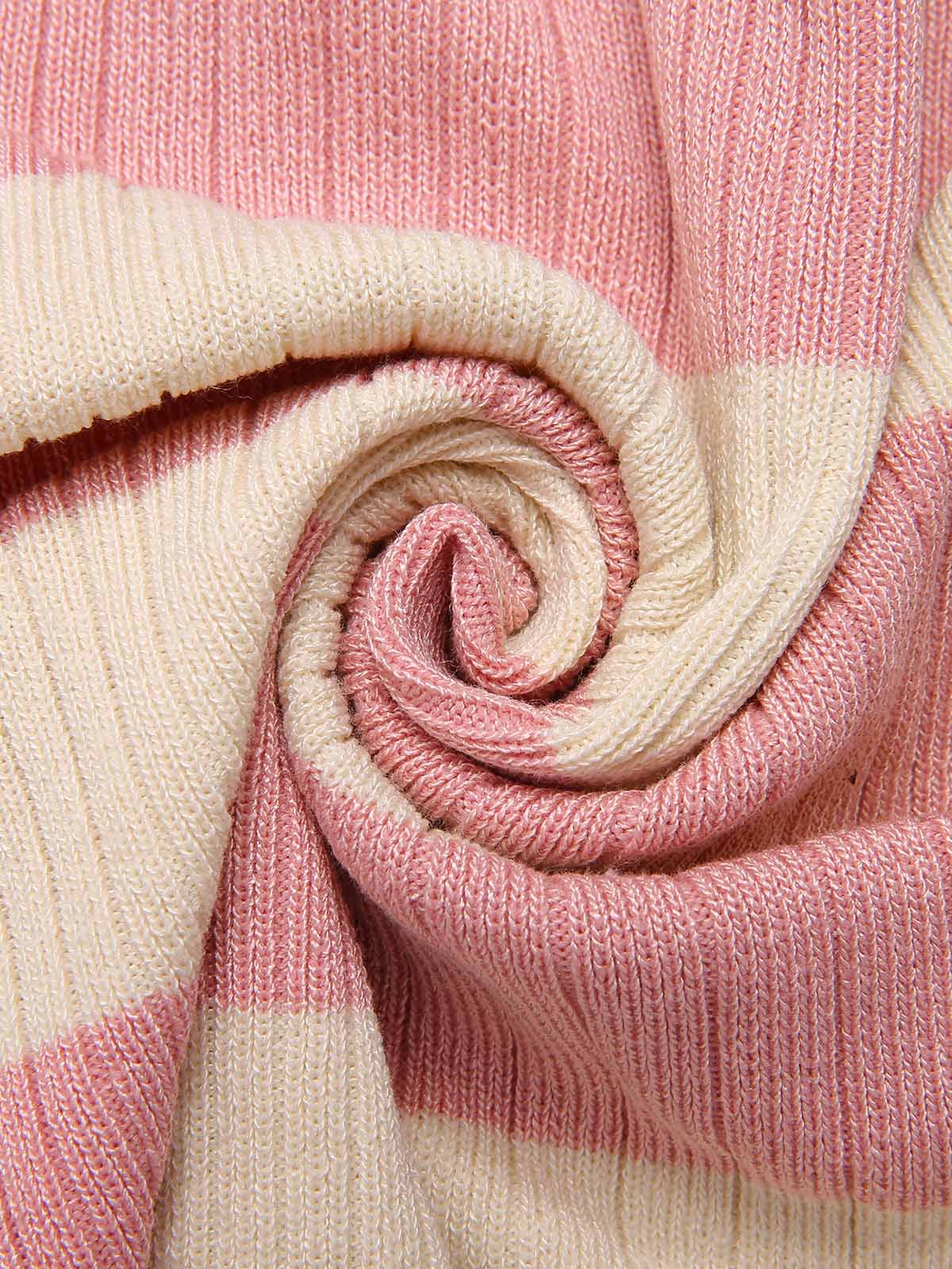 Veste tricotée à rayures contrastées des années 1960 et costume habillé - Image 7
